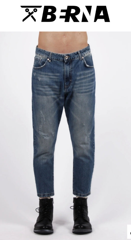 JEANS CARROT BLU