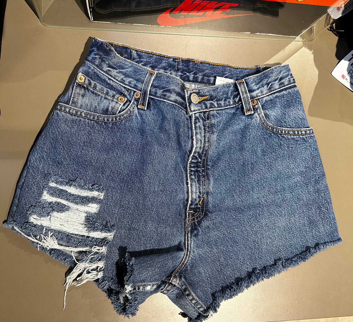 JEANS SHORT DONNA LEVIS 501