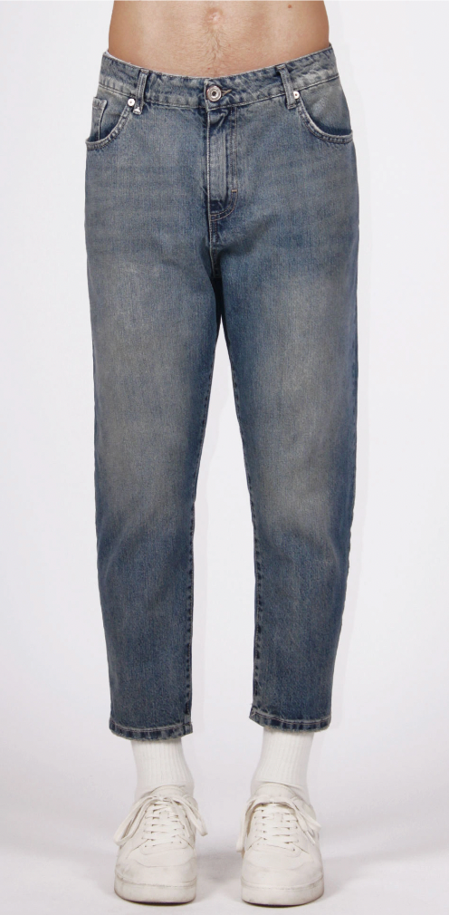 JEANS CARROT  CROPPED